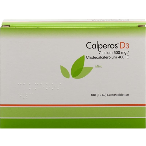 Calperos D3 Lutschtabl mint Ds 180 pcs