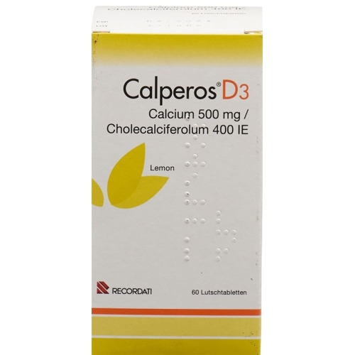 Calperos D3 Lutschtabl lemon Ds 60 pcs