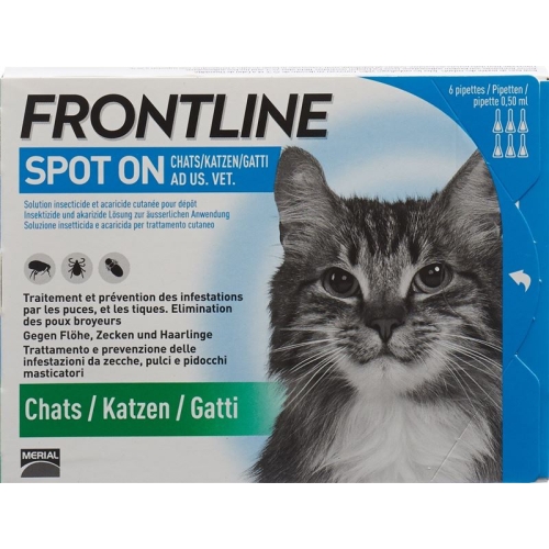 Frontline Spot On Cat List D 6 x 0.5 ml