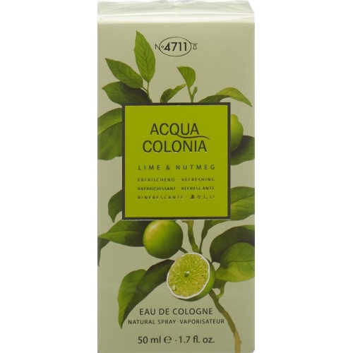 4711 Acqua Colonia Lime & Nutmeg cologne spray 50 ml