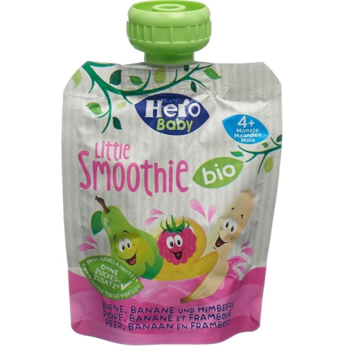 Hero Baby Organic Smoothie Pear Banana Raspberry Btl 90 g