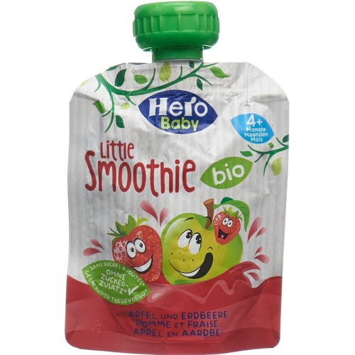 Hero Baby Organic Smoothie apple strawberry Btl 90 g