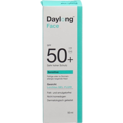 Daylong Sensitive Face cream gel / fluid SPF50 + Tb 50 ml