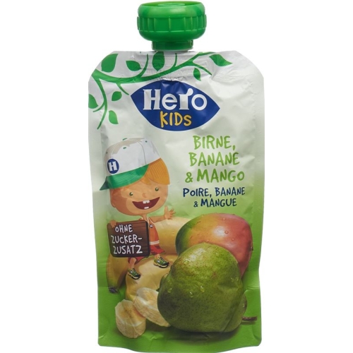 Hero Kids Smoothie pear banana Mango Btl 120 g