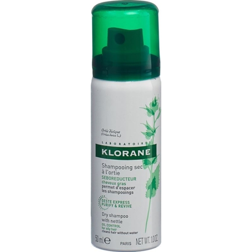 Klorane stinging nettle mini dry shampoo 50ml buy online