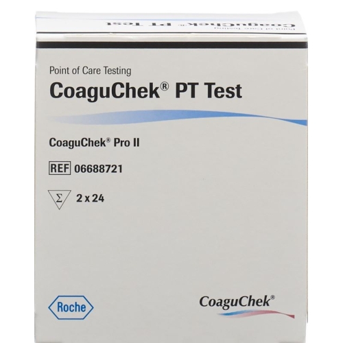 CoaguChek PT Test German / Italian / Dutch / French 2 x 24 pcs