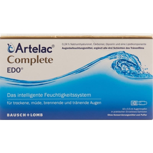 Artelac Complete EDO Augentropfen 10x 0.5ml buy online