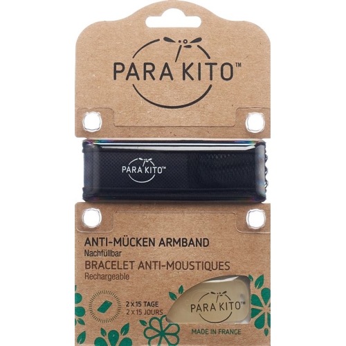 Para'Kito Wristband Mosquito Repellent Black buy online