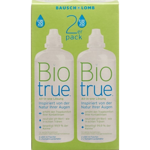 Bausch & Lomb Biotrue All-in-one Lösung 2x 300ml buy online