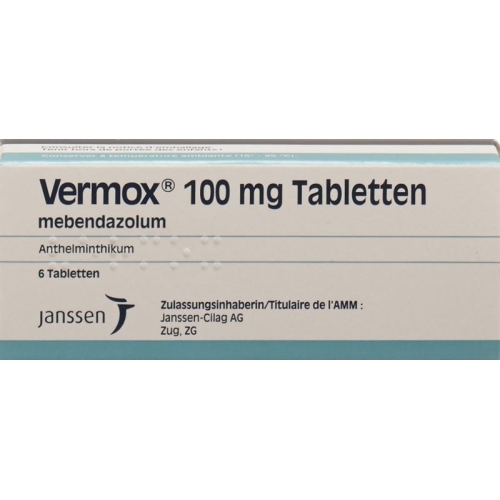 Vermox 100mg 6 Tabletten buy online