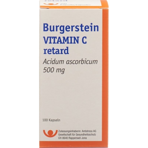 BURGERSTEIN Vitamin C Ret capsules 500 mg buy online