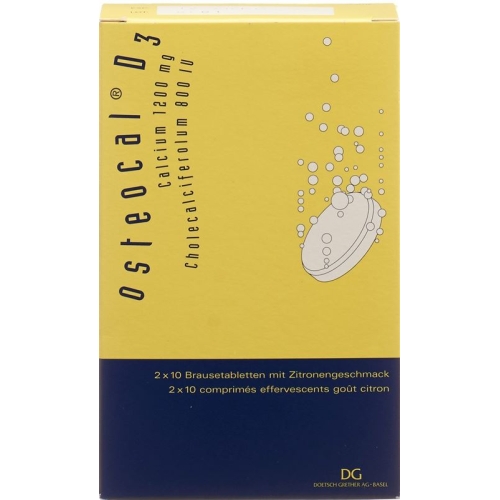 Osteocal D3 Brausetabletten 1200/800 20 Stück buy online