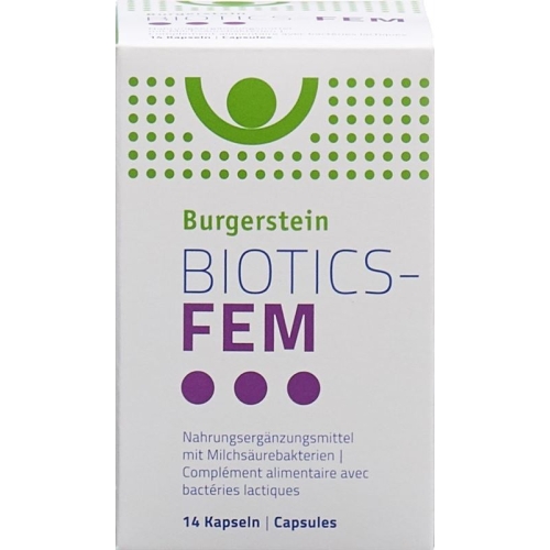 Burgerstein Biotics-FEM capsules 14 pieces buy online