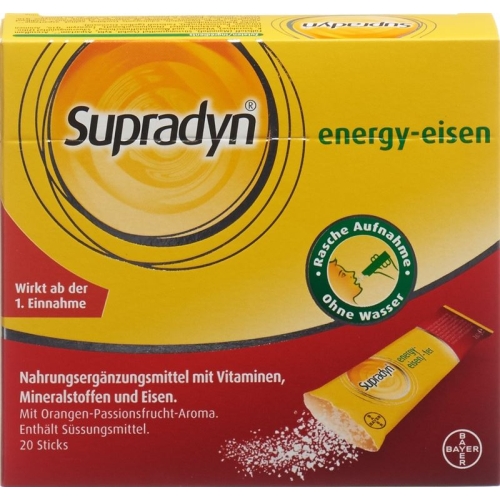 Supradyn Energy-Vitamins Sticks Granules 20 pieces buy online