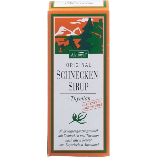 Alsiroyal Original Schnecken Sirup Thymian 150ml buy online