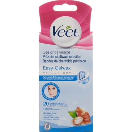 Veet Präzisions Kaltwachsstreifen Gesicht Sensible Haut 10x 2 Stück buy online