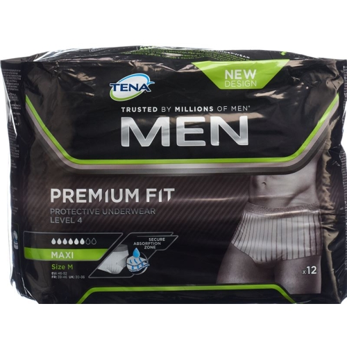 Tena Men Premium Fit Underwear Level 4 M 12 Stück buy online