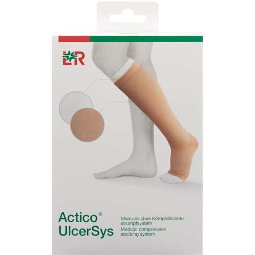 Actico Ulcersys Kompressionsstr M Stand Sand/wei buy online