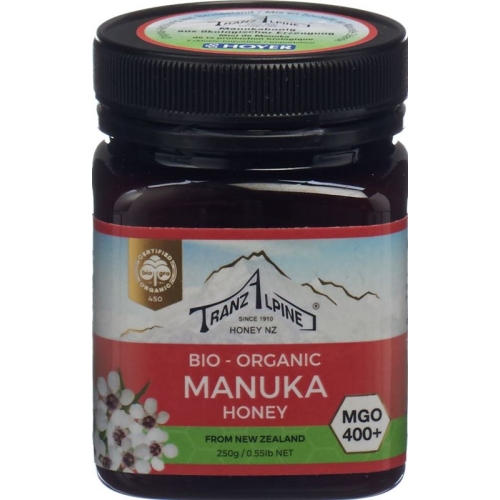 Hoyer Manukahonig Mgo 400+ Bio Glas 250g buy online