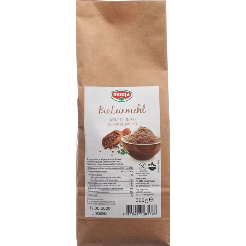 Morga Leinmehl Bio Glutenfrei Beutel 300g buy online