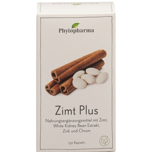 Phytopharma Zimt Plus Kapseln Dose 150 Stück buy online