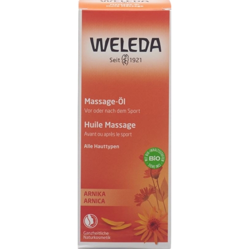 Weleda Arnika Massage-Oel Glasflasche 100ml buy online