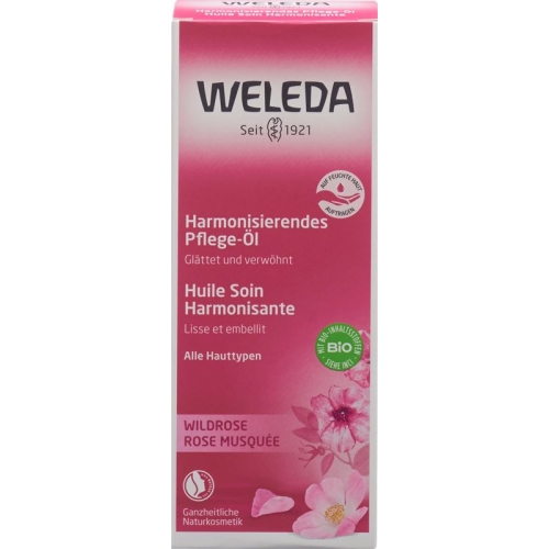 Weleda Wildrose Harmonisierendes Pflege-Öl Glasflasche 100ml buy online