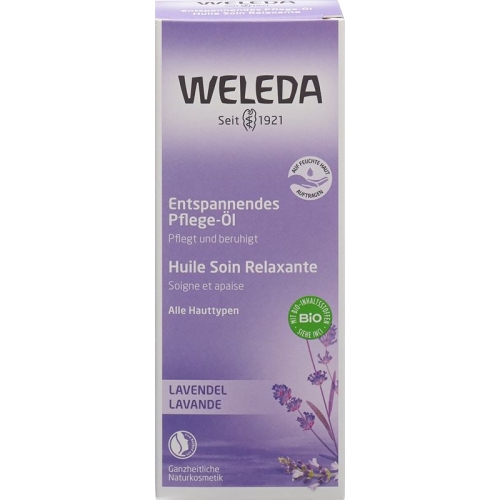 Weleda Lavender Relaxation Oil Glass Bottle 100ml buy online