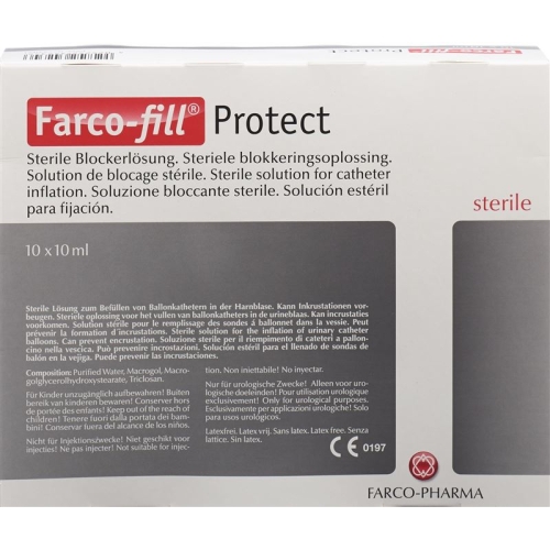 Farco-fill Protect Sterile Blockerloes 10x 10ml buy online