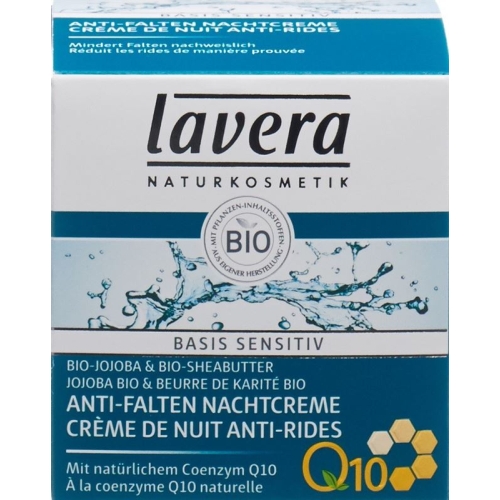 Lavera Anti-Falten Nachtcreme Q10 Basis Sen Neu 50ml buy online