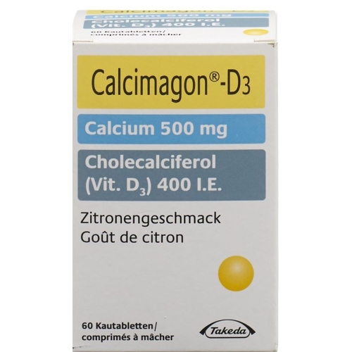 Calcimagon D3 Zitron (o Aspartam) Dose 60 Stück buy online