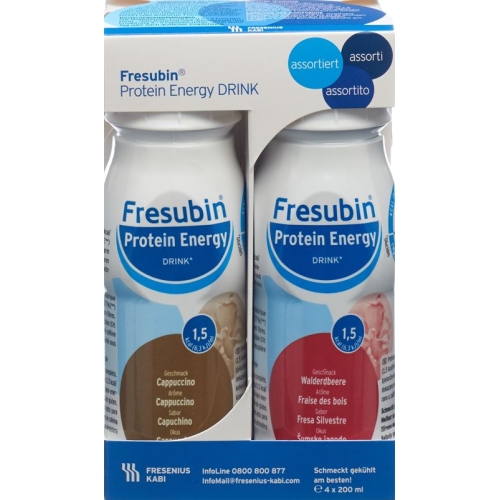 Fresubin Prot Energy Drink Assortiert 4 Flasche 200ml buy online