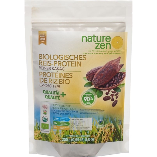 Nature Zen Bio Reis-Protein Reiner Kakao 250g buy online