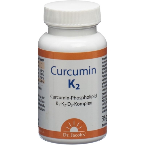 Dr. Jacob's Curcumin K2 Kapseln Dose 60 Stück buy online