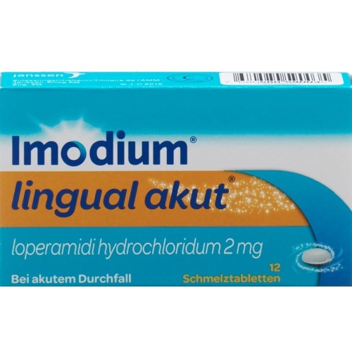 Imodium Lingual Akut Schmelztabletten 2mg 12 Stück buy online