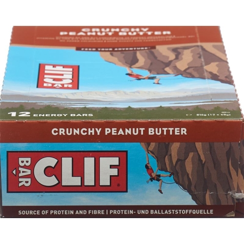 Clif Bar Crunchy Peanut Butter 12x 68g buy online