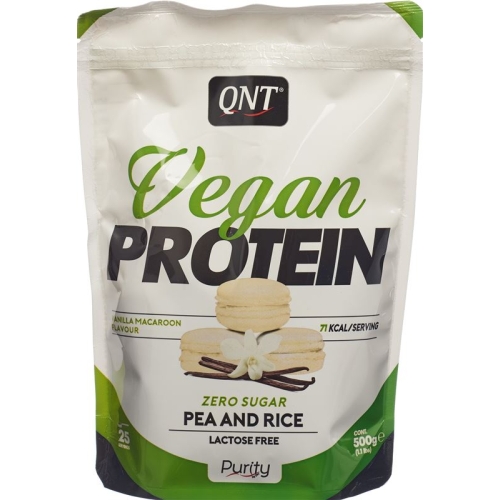 Qnt Vegan Protein Zero Sug-Lact Fr Van Macar 500g buy online