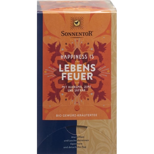 Sonnentor Happiness Is Lebensfeuer Tee Beutel 18 Stück buy online