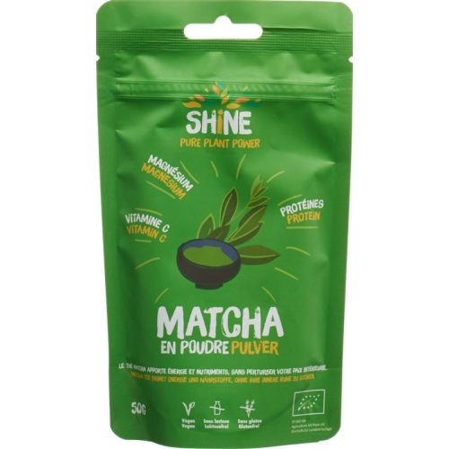 Shine Matcha Pulver Bio Beutel 50g buy online