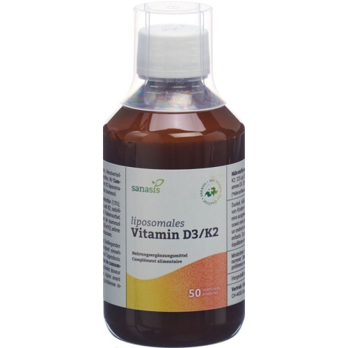 Sanasis Vitamin D3/k2 Liposomal 250ml buy online