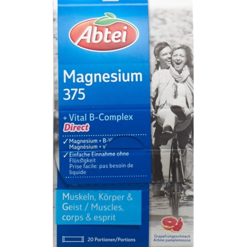 Abtei Magnesium 375 + Vital B-Complex sachet 20 pieces buy online