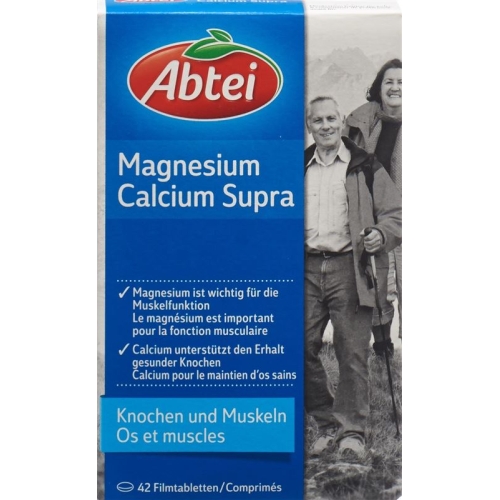 Abtei Magnesium Calcium Supra Filmtabletten 42 Stück buy online