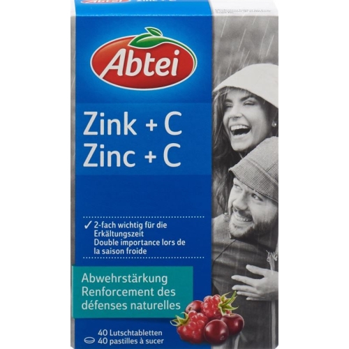 Abtei Zink + C Lutschtabletten 40 Stück buy online