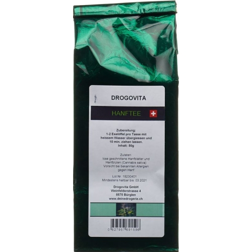 Drogovita Hanftee Beutel 50g buy online