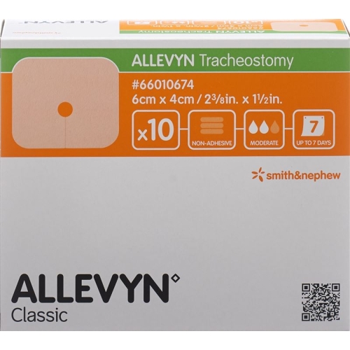 Allevyn Tracheostomy Wundverband 4x6cm 10 Stück buy online