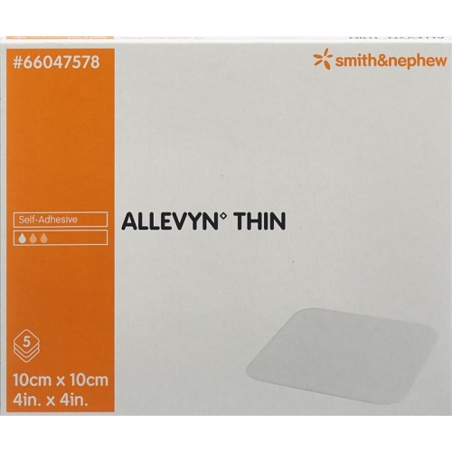 Allevyn Thin Wundverband 10x10cm 5 Stück buy online