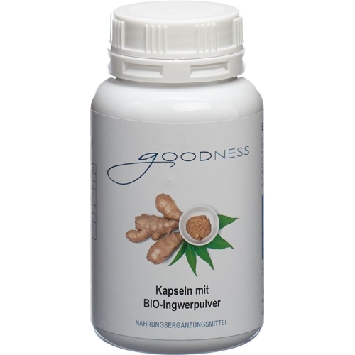 Goodness Bio-Ingwerpulver Kapseln 400mg Dose 90 Stück buy online