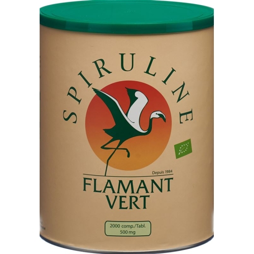 Spirulina Flamant Vert Bio Tabletten 500mg 2000 Stück buy online