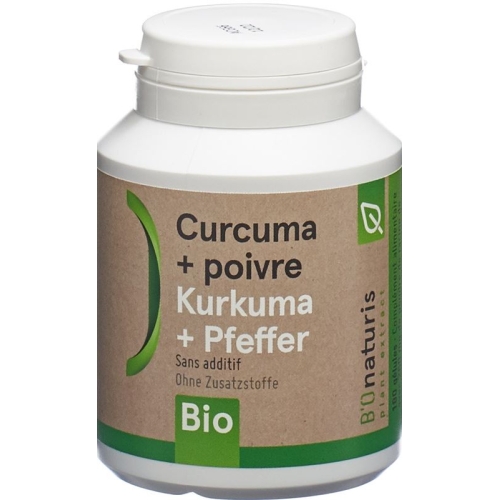 Bionaturis Kurkuma+pfeffer Kapseln 260mg Bio 180 Stück buy online