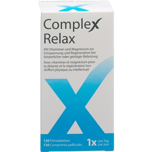 Complex Relax Filmtablet tin 120 pieces buy online